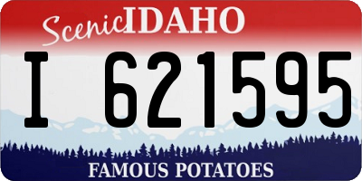 ID license plate I621595