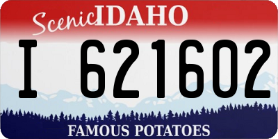 ID license plate I621602