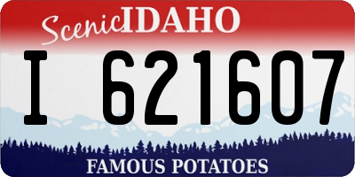 ID license plate I621607