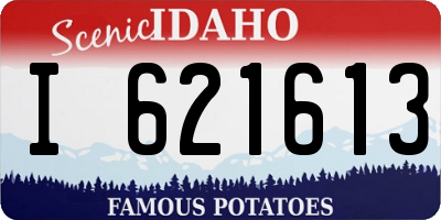 ID license plate I621613