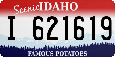 ID license plate I621619
