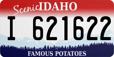 ID license plate I621622