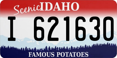 ID license plate I621630