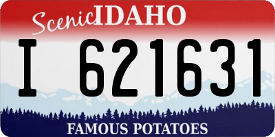 ID license plate I621631