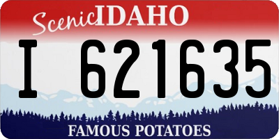 ID license plate I621635