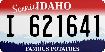 ID license plate I621641