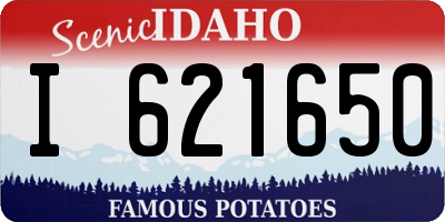 ID license plate I621650