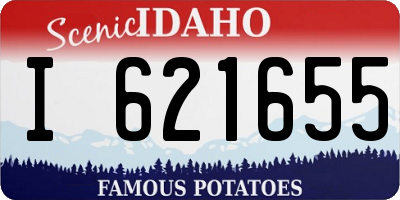 ID license plate I621655