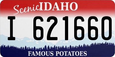 ID license plate I621660