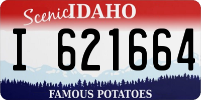 ID license plate I621664