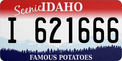 ID license plate I621666