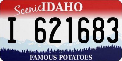 ID license plate I621683