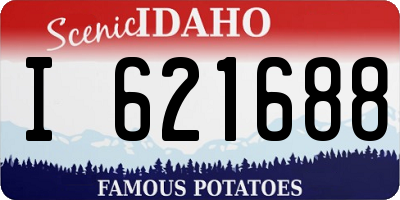 ID license plate I621688