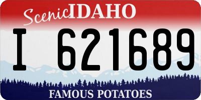 ID license plate I621689