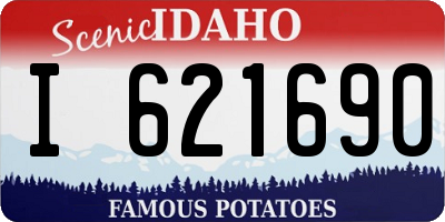 ID license plate I621690