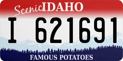 ID license plate I621691