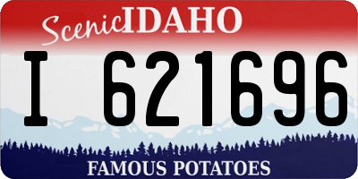 ID license plate I621696