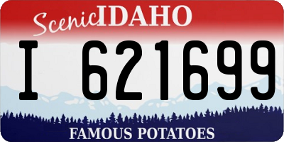 ID license plate I621699