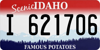ID license plate I621706
