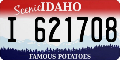 ID license plate I621708