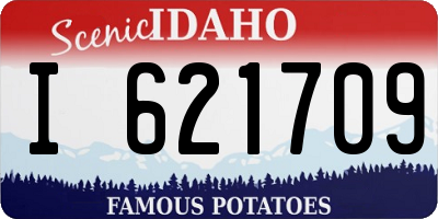 ID license plate I621709