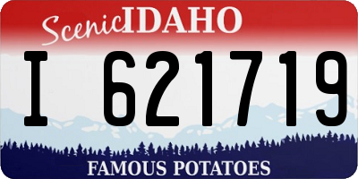 ID license plate I621719