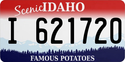 ID license plate I621720