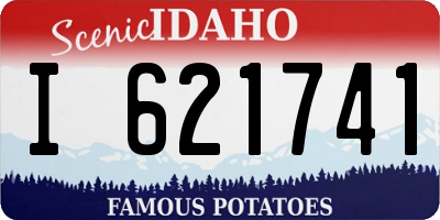 ID license plate I621741