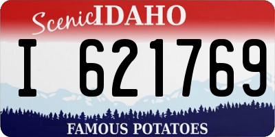 ID license plate I621769