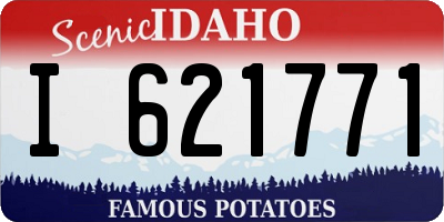 ID license plate I621771