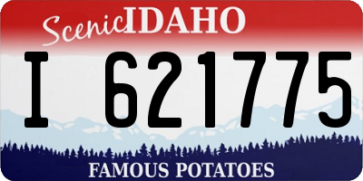 ID license plate I621775