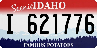 ID license plate I621776
