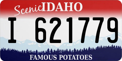 ID license plate I621779