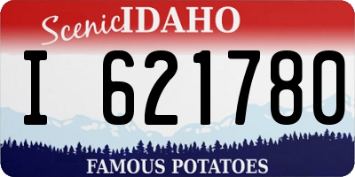 ID license plate I621780