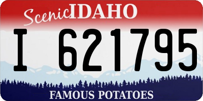 ID license plate I621795