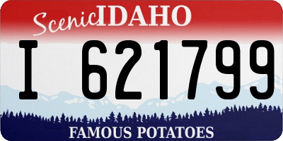 ID license plate I621799