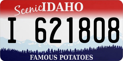 ID license plate I621808