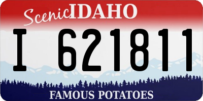 ID license plate I621811