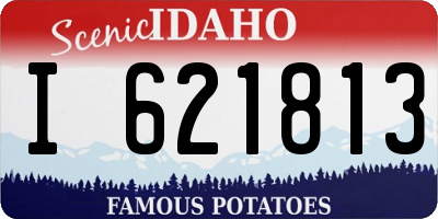 ID license plate I621813