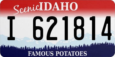 ID license plate I621814
