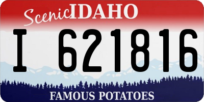 ID license plate I621816
