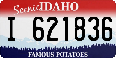 ID license plate I621836
