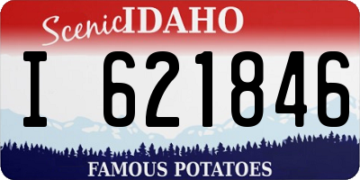 ID license plate I621846