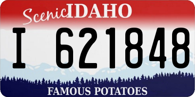 ID license plate I621848