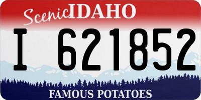 ID license plate I621852