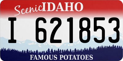 ID license plate I621853