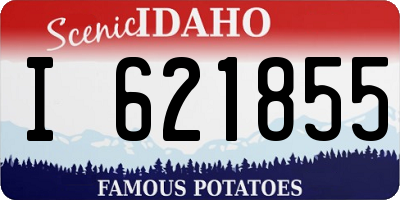 ID license plate I621855