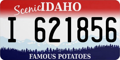ID license plate I621856
