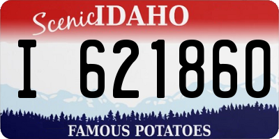 ID license plate I621860