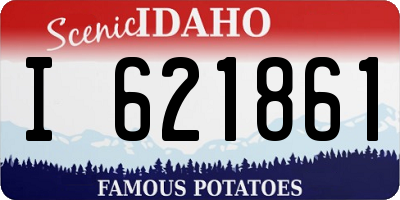 ID license plate I621861